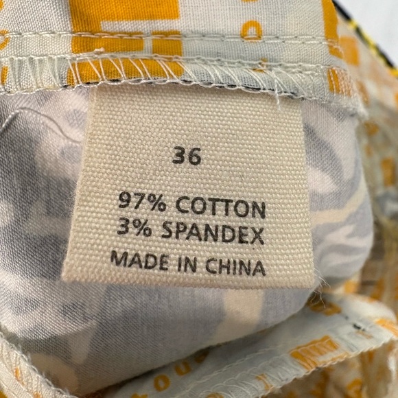 LOUDMOUTH Mikes Hard Lemonade Chino Shorts Size 36 - Picture 8 of 9